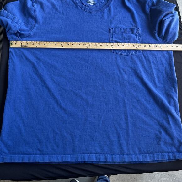 Duluth Trading Co. Mens Shirt XXL Relaxed Fit Longtail TShirt Blue Cotton Work - Picture 4 of 6